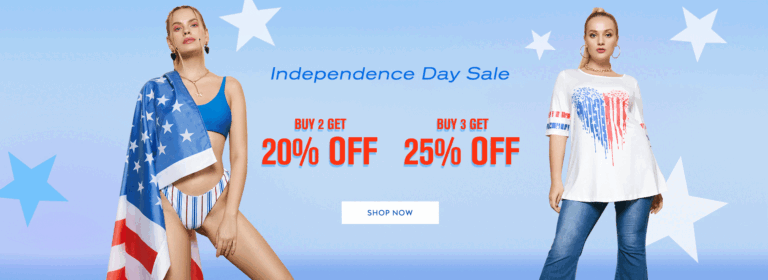 Get Buy 2 Get 20% discount on American Flag Clothing