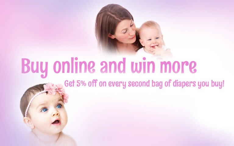 Buy One Get One 5% discount on Diapers and Pull Ups