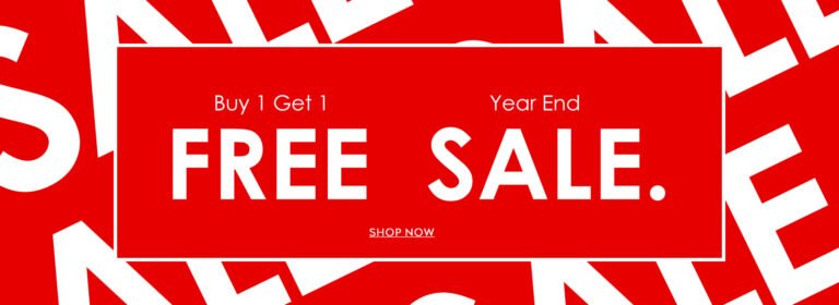 Year End Sale – Buy 1 Get 1 Free on most products